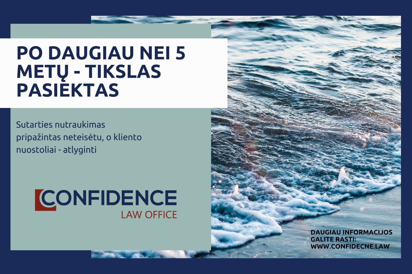 Read more about the article CONFIDENCE SĖKMINGAI PAVYKO APGINTI PLATINTOJO TEISES NUOŽMIAME TEISMŲ MARATONE